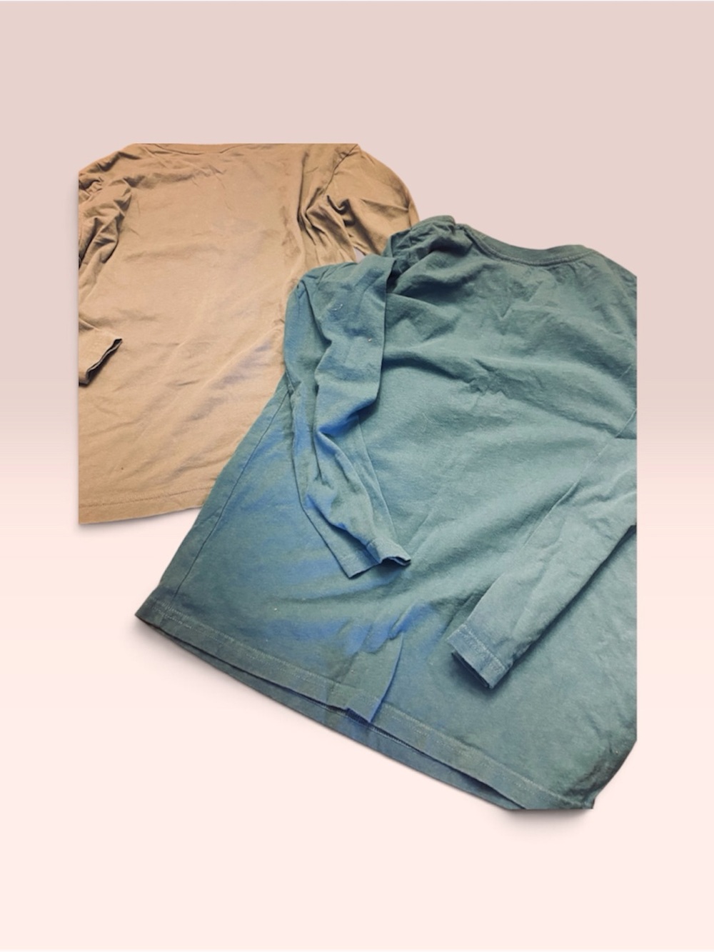 Batman Kids Long Sleeve Tee in Teal and Light Blue - Graphic Front - Picture 2 of 6